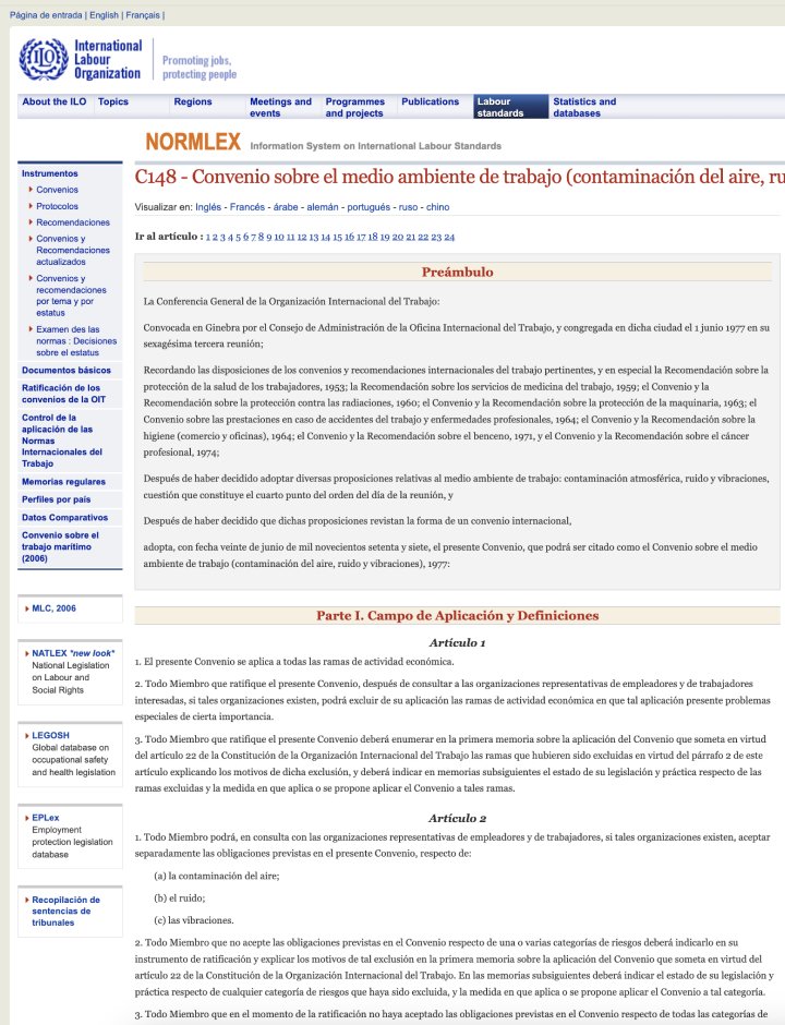 convenio 148