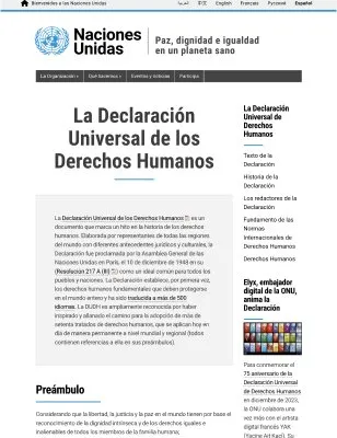 declaracion universal de los derechos humanos
