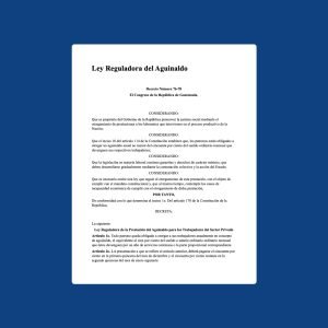 Law Regulating the Aguinaldo