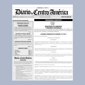 AMENDMENTS TO THE ENVIRONMENTAL EVALUATION, CONTROL AND MONITORING REGULATION -AG 317-2019