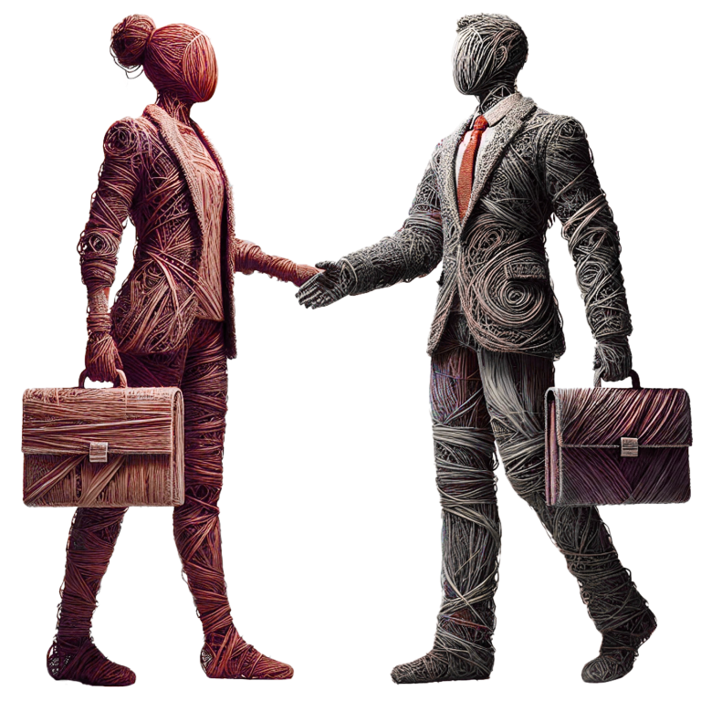 hombre y mujer hilos networking 2