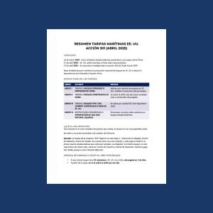 Summary of U.S. Ocean Tariffs Action 301 (April 2025)